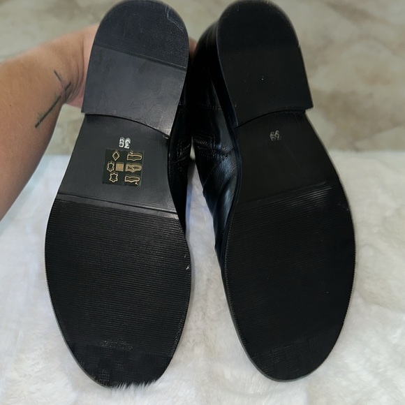 Medici tall leather black boots with zippers size 8.5 - Picture 6 of 6